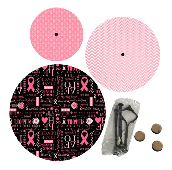 Breast Cancer Awareness Tiered Tray set
