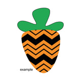 Carrot Cutout with Chevron