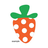Carrot Cutout with Dots