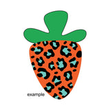 Carrot Cutout with Leopard
