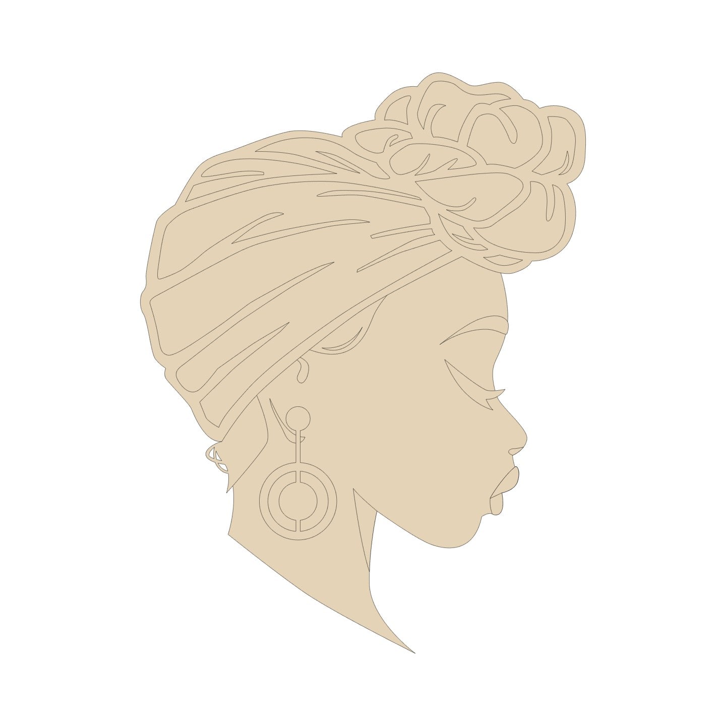 Diva Headwrap Silhouette