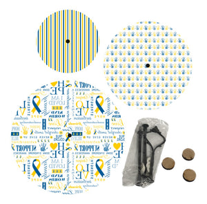 Down Syndrome Awareness Tiered Tray set