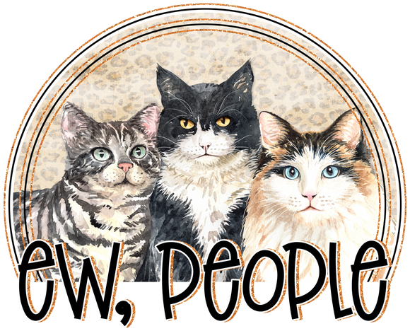 Ew People - Cats - Wreath Sign