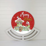 Merry Elfmas! wreath sign, wreath rail, wreath base