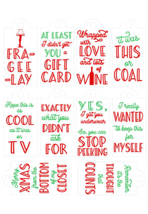 Gift tags - set 20