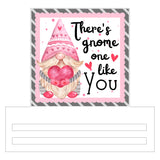 There's Gnome One Like You Metal Wreath Sign, Wreath Rail