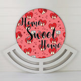 Home Sweet Home Hearts Wreath Sign, Wreath Rail, Wreath Base