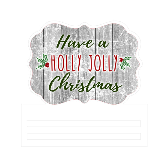Holly Jolly Wreath Rail
