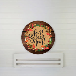 Home sweet home Wreath Rail