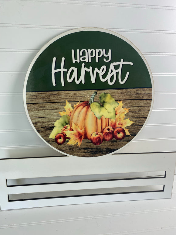 Happy Harvest Wreath Rail