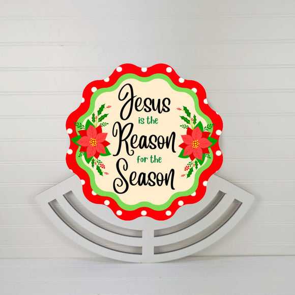 Jesus is the reason Wreath Rail