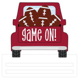 Game On Football Truck- Maroon