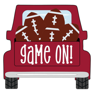 Game On Football Truck- Maroon