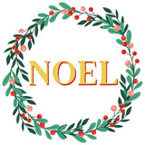 NOEL Wreath wreath sign, wreath rail, wreath rail bundle