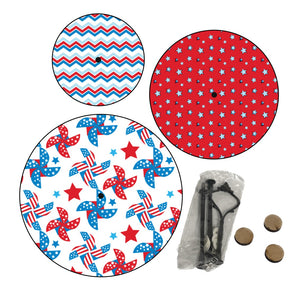 Patriotic Theme #1 Tiered Tray set