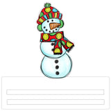 Polka Dot Snowman wreath sign, wreath rail