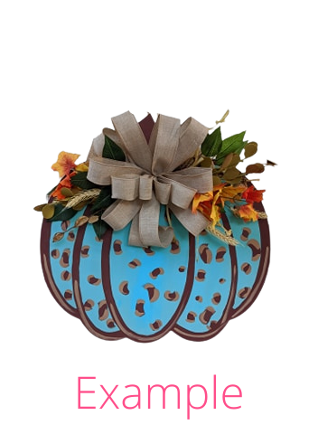 Pumpkin Door Hanger Wood Blank - 20"