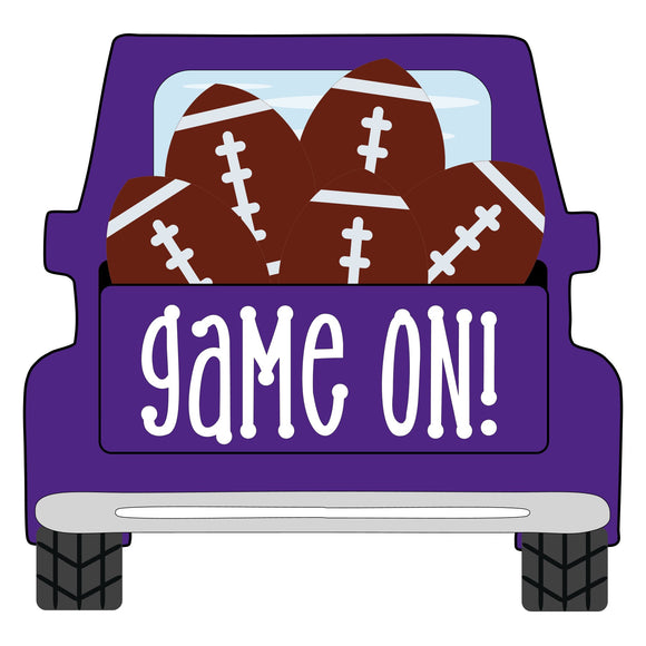 Game On Football Truck- Purple