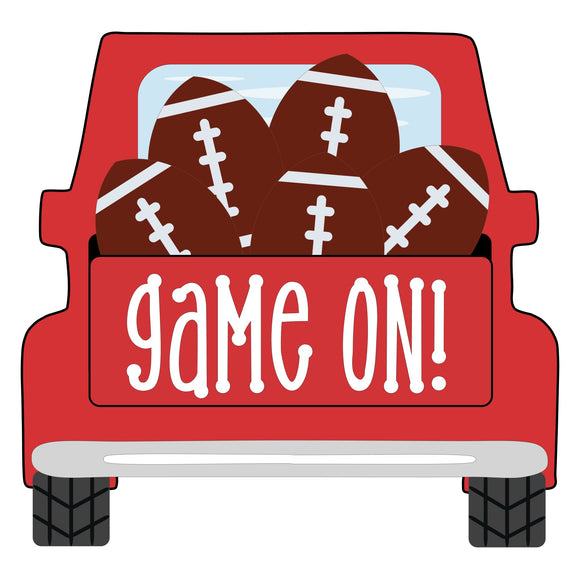 Game On Football Truck- Red