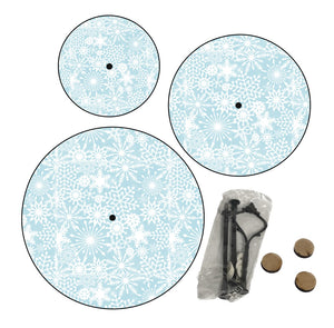 Winter Snowflake Tiered Tray set