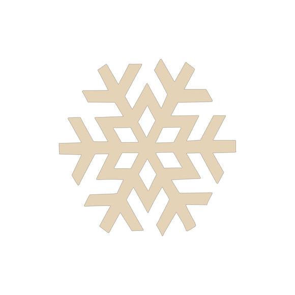 Snowflake Wood Cutout