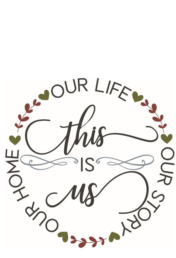 This is Us - Wreath Sign