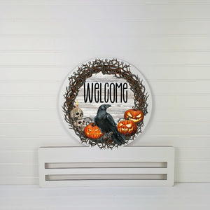 Welcome crow & thorns - Wreath Rail