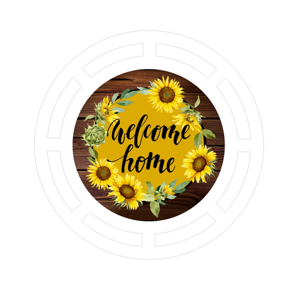Welcome home sunflower wreath base