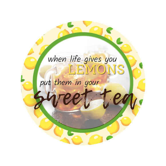 When life gives you lemons, put them in your sweet tea wreath sign