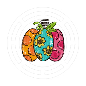 Whimsical Pumpkin wreath base