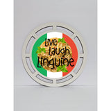 Live Laugh Linguine wreath sign, wreath base, wreath rail