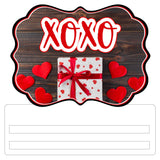 Xoxo Valentine's Day Benelux Wreath Sign, Wreath Rail